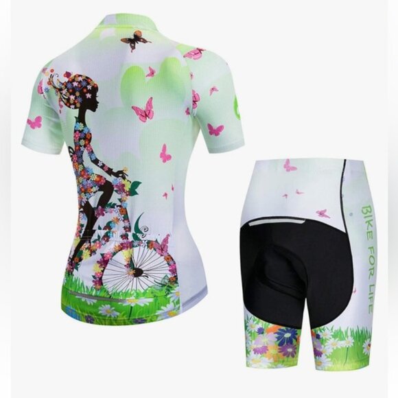 WEIMOSTAR Cycling Jersey and Padded Cycling Shorts 2 Piece Coord Set - Picture 2 of 12
